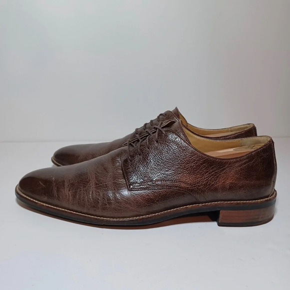 COLE HAAN LENOX HILL Pebble Grain Plain Toe Oxford Shoes Men's Size 11.5M C12230 - Picture 2 of 9